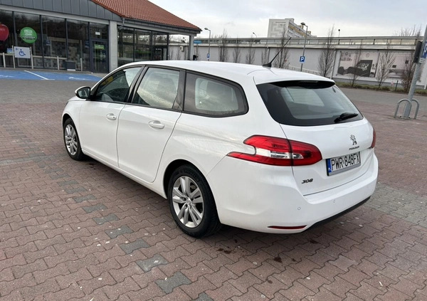 Peugeot 308 cena 44900 przebieg: 115000, rok produkcji 2019 z Stawiszyn małe 16